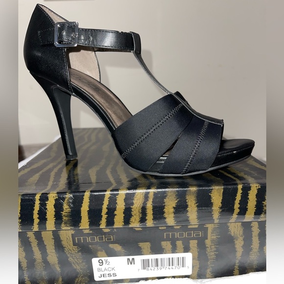 Moda Spana Jess Platform Sandal. Size 9 Black. Like New Condition No Flaws - Picture 7 of 9